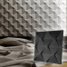 Форма для 3D панели "Пирамиды" №15. Размеры: 493х493х20-25 мм