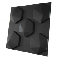 Форма для 3D панели "Шестигранник" №18. Размеры: 190х175х20-30 мм