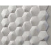Форма для 3D панели "Шестигранник гладкий" №17. Размеры: 190х175х20-30 мм