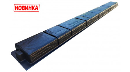 Форма накриття для паркану "Скеля" №20 Розміри: 1920х150х60 мм. Форма накриття для паркану "Скеля" №20 Розміри: 1920х150х60 мм.