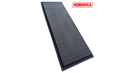 Форма противоусадочной плиты под памятник №17.3. Размеры 1960х650х50мм.