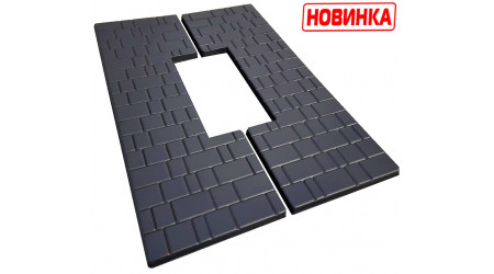 Форма протиусадочної плити під пам'ятник №8. Розміри 1950х650х50мм, виріз 790х170мм