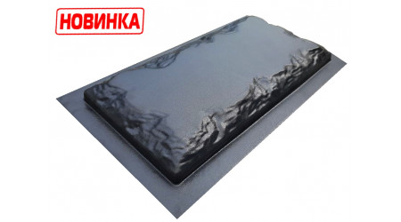 Форма для фасадної плитки №35. Розміри: 390х190х30 мм (13,5 шт/м2)