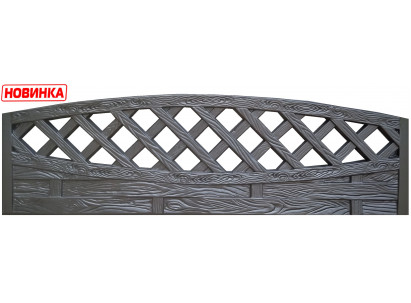 Форма для забора из АбС №203. Размеры: 2000х600х40 мм