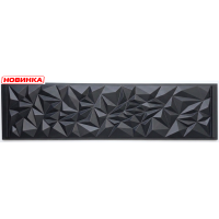 Форма для забора из АбС №249 "3D". Размеры: 2000х500х45 мм