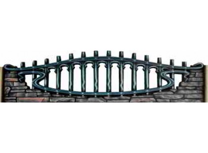 Форма для забора из АбС №151. Размеры: 2000х650х40 мм