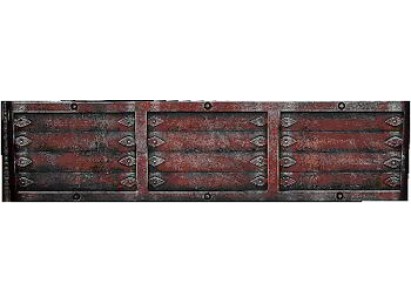 Форма для забора из стеклопластика №33. Размеры: 2000х500х40 мм